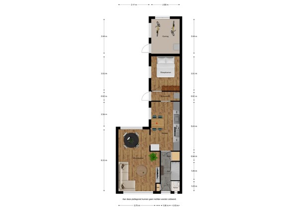 Floorplan - Philips van Kleefstraat 49, 4511 CD Breskens